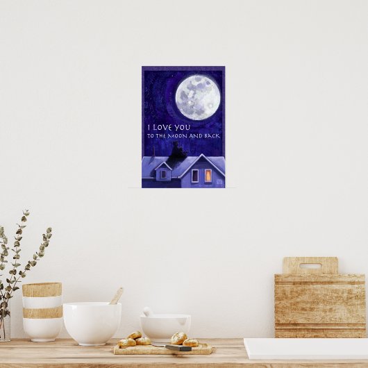Moon Watch Poster (Keuken)