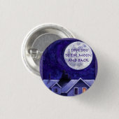 Moon Watch Ronde Button 3,2 Cm (Voorkant /achterkant)