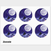 Moon Watch Ronde Sticker (Vel)