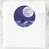 Moon Watch Ronde Sticker (Tas)