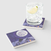 Moon Watch Stenen Onderzetter (Zijkant)