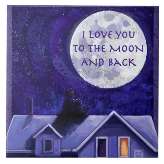 Moon Watch Tegeltje (Voorkant)