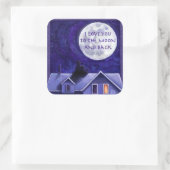 Moon Watch Vierkante Sticker (Tas)