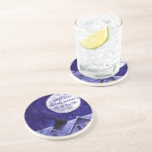 Moon Watch Zandsteen Onderzetter (Zijkant)