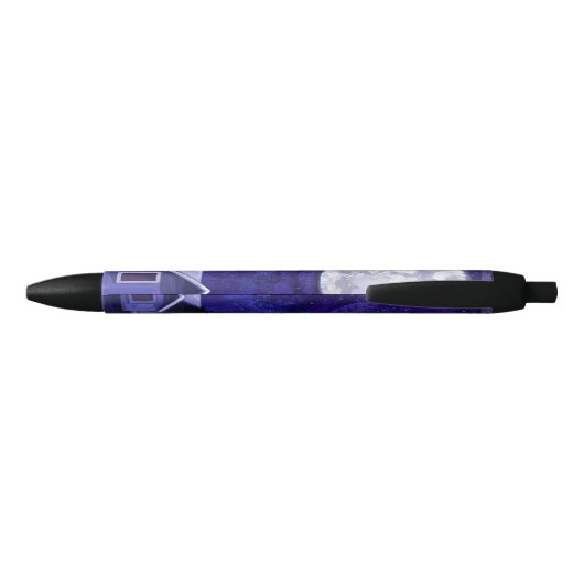 Moon Watch Zwarte Inkt Pen (Achterkant)