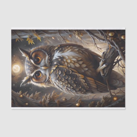 Moon Watcher Decoupage Tissuepapier (Voorkant)