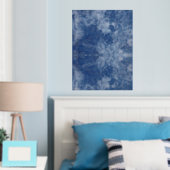 Moon Water Silver Foil Print (Insitu (Slaapkamer))