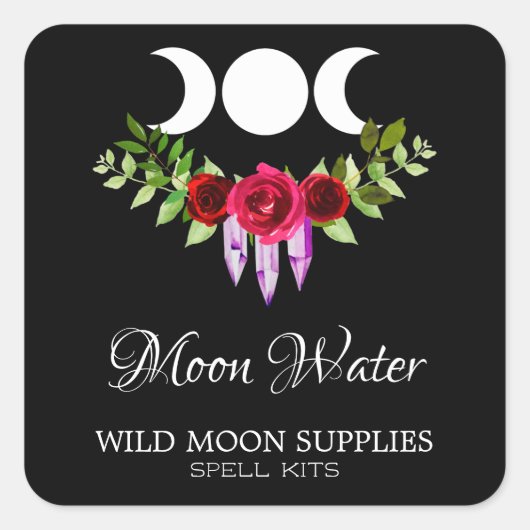 Moon Water Spell Kit Labels (Voorkant)