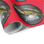 Moon Water & Walleye Pike Cadeaupapier (Rol Hoek)