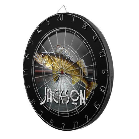 Moon Water & Walleye Pike Dartbord (Voorkant Rechts)