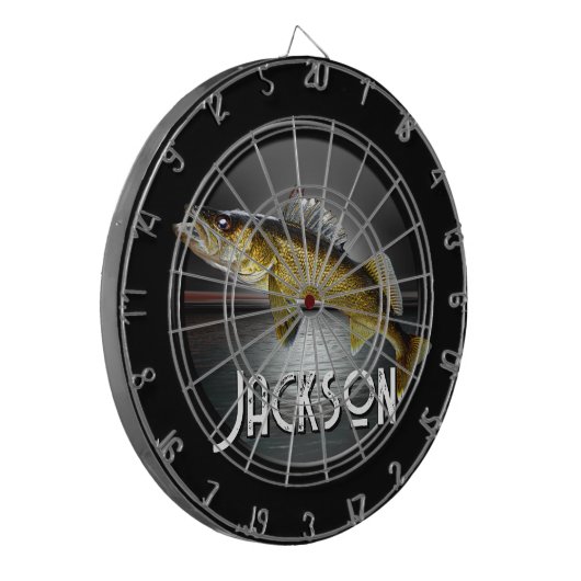 Moon Water & Walleye Pike Dartbord (Voorkant Links)