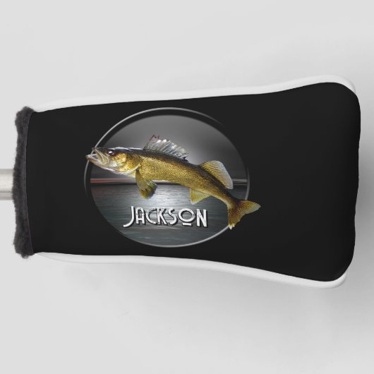 Moon Water & Walleye Pike Golfheadcover (Voorkant)