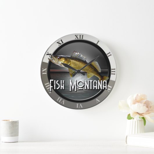 Moon Water & Walleye Pike Grote Klok (Huis)