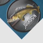 Moon Water & Walleye Pike Tissuepapier (Detail)