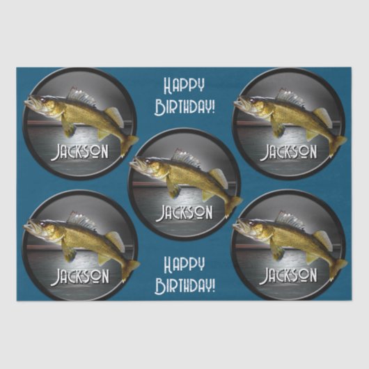 Moon Water & Walleye Pike Tissuepapier (Voorkant)