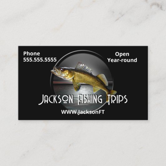 Moon Water & Walleye Pike Visitekaartje (Voorkant)