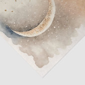 Moon Waterverf Art Decoupage Tissue Paper Tissuepapier (Detail)