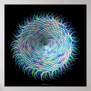 Moon Weave 1 (hi-res print) Poster