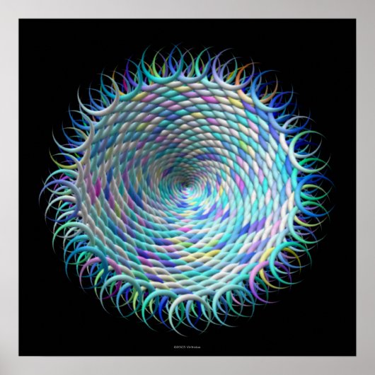 Moon Weave 1 (hi-res print) Poster (Voorkant)