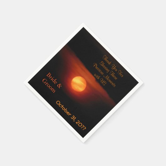 Moon Wedding van volledige oogst Servet (Hoek)