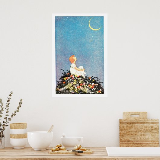 Moon wil poster (Keuken)