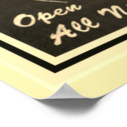 Moon Wink Diner 16 x 20 Poster (Hoek)