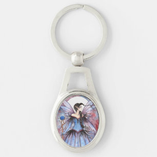 Moon Winter Fairy Fantasy Art Sleutelhanger