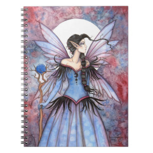 Moon Winter Fantasy Fairy Art Notitieboek
