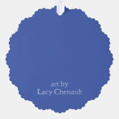 Moon Witch MoonChild Pagan Ornament Kaart (Achterkant)