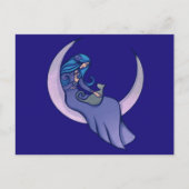 Moon Witch MoonChild Pagan Wicca Art Briefkaart (Voorkant)