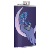 Moon Witch MoonChild Pagan Wicca Art Heupfles (Rechts)