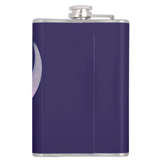 Moon Witch MoonChild Pagan Wicca Art Heupfles (Achterkant)