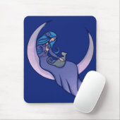 Moon Witch MoonChild Pagan Wicca Art Muismat (Met muis)