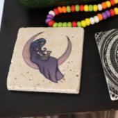 Moon Witch MoonChild Pagan Wicca Art Stenen Onderzetter