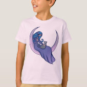Moon Witch MoonChild Pagan Wicca Art T-shirt (Voorkant)