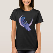 Moon Witch MoonChild Pagan Wicca Art T-shirt (Voorkant)