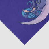 Moon Witch MoonChild Pagan Wicca Art Tissuepapier (Detail)