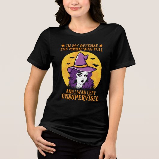Moon Witch Tri-Blend Shirt (Voorkant)