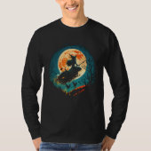 Moon Witch Witchcraft Halloween  1 T-shirt (Voorkant)