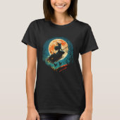Moon Witch Witchcraft Halloween  1 T-shirt (Voorkant)