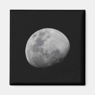 Moon with Black Sky Zambia, South Luangwa Magneet