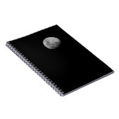 Moon with Black Sky | Zambia, South Luangwa Notitieboek (Rechterzijde)