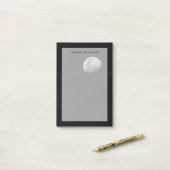 Moon with Black Sky | Zambia, South Luangwa Post-it® Notes (Op bureau)