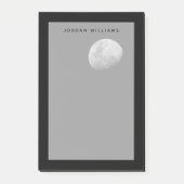 Moon with Black Sky | Zambia, South Luangwa Post-it® Notes (Voorkant)