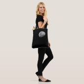 Moon with Black Sky | Zambia, South Luangwa Tote Bag (Op model)
