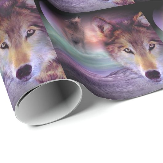 Moon Wolf Cadeaupapier (Rol Hoek)