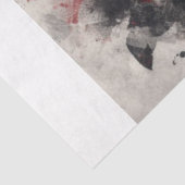 Moon Wolf Floral Tissuepapier (Detail)