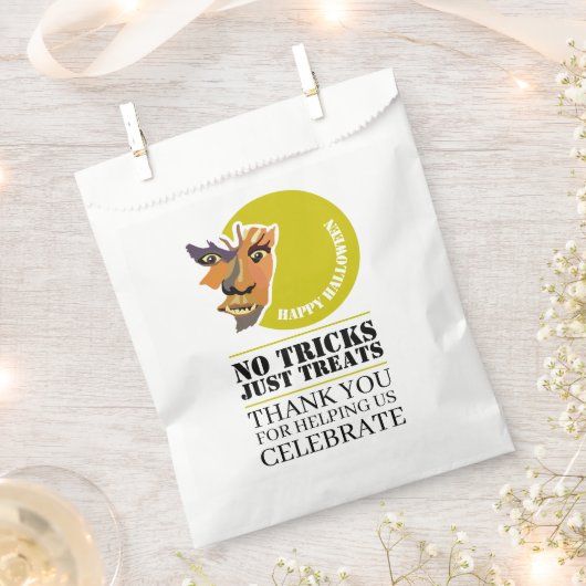 Moon Wolf, Halloween Party Bedankzakje (Geknipt)