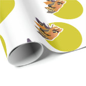 Moon Wolf, Halloween Party Cadeaupapier (Rol Hoek)