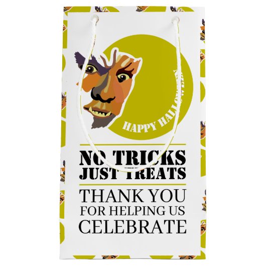 Moon Wolf, Halloween Party Klein Cadeauzakje (Voorkant)